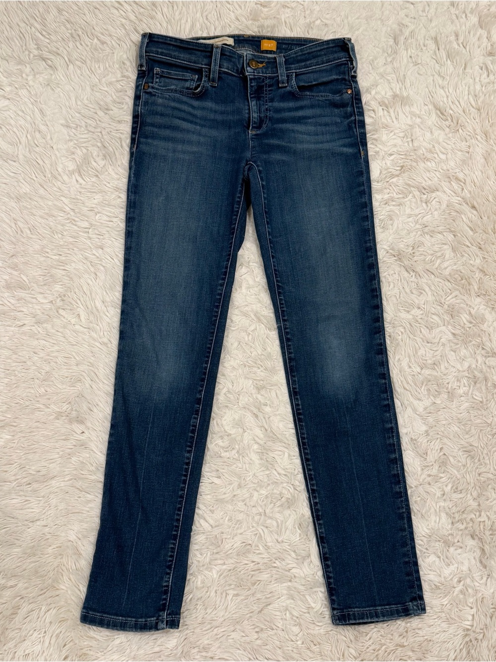 Anthropologie Pilcro “Serif” Skinny Jeans Women’s Sz 27 Dark Wash Stretch Denim